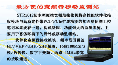 STR5012 防水型便攜寬頻段接收機(jī)